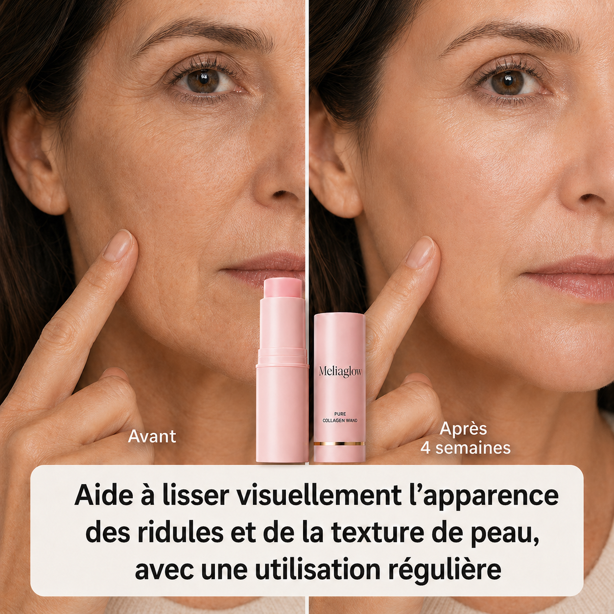 MeliaGlow™ — Peau plus lisse, plus fraîche, plus lumineuse, sans injection