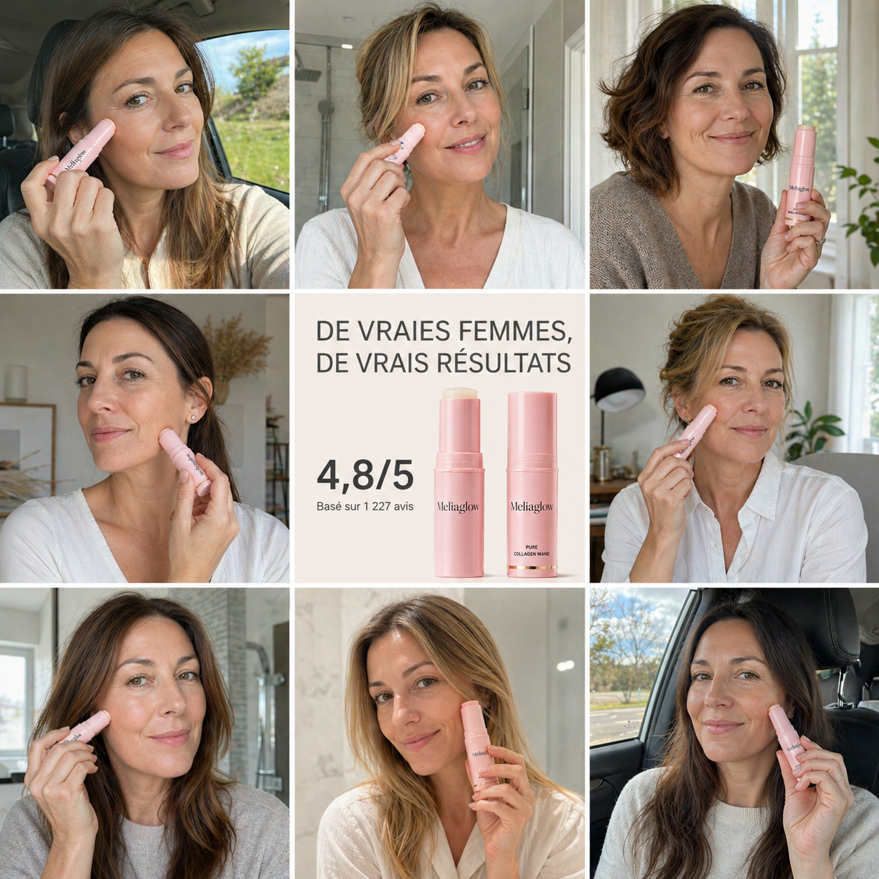 MeliaGlow™ — Peau plus lisse, plus fraîche, plus lumineuse, sans injection